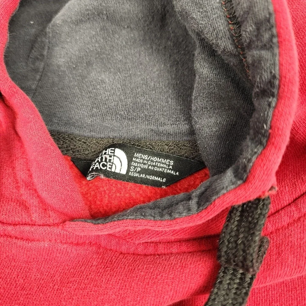 The North Face Hoodie Men Small Red‎ Hiking Trail Hooded Sweatshirt